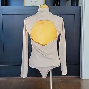 Express Turtleneck Bodysuit with cutout back